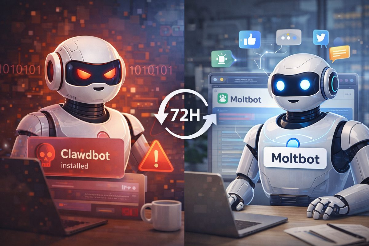 De Clawdbot a Moltbot: como um assistente de IA viralizou e mudou de nome em 72 horas