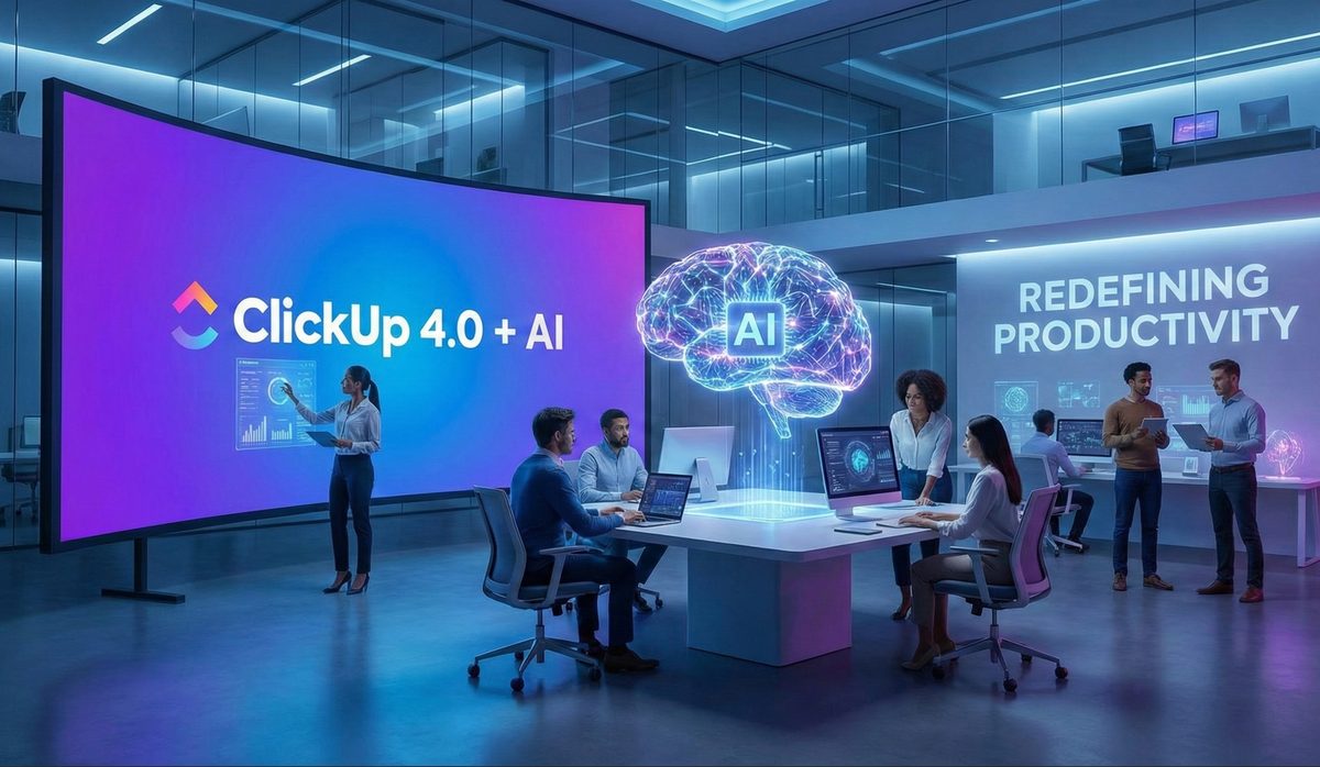 ClickUp lança versão 4.0 com inteligência artificial e tenta redefinir produtividade no trabalho