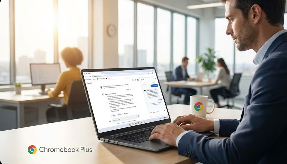 Google libera Gemini no Chrome para Chromebooks Plus — disponível por enquanto apenas nos EUA