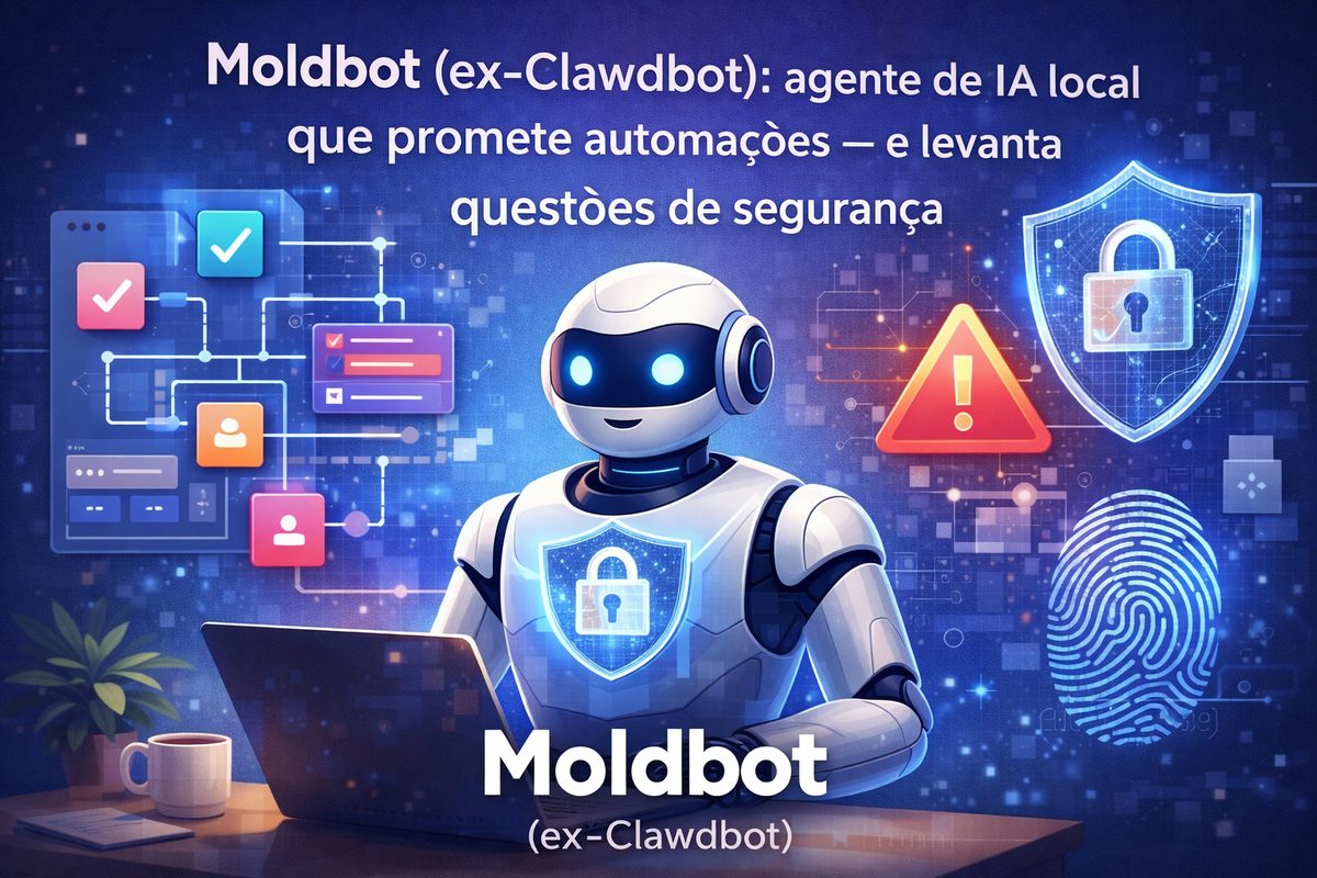 Moldbot (ex‑Clawdbot): agente de IA local que promete automações — e levanta questões de segurança