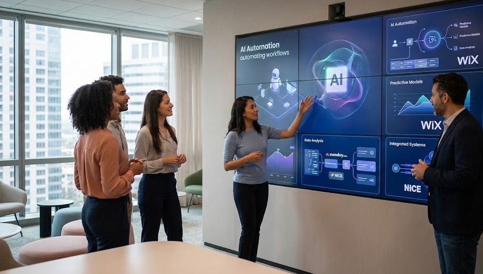 O fim do modelo SaaS? O impacto dos agentes de IA em monday.com, Wix e Nice