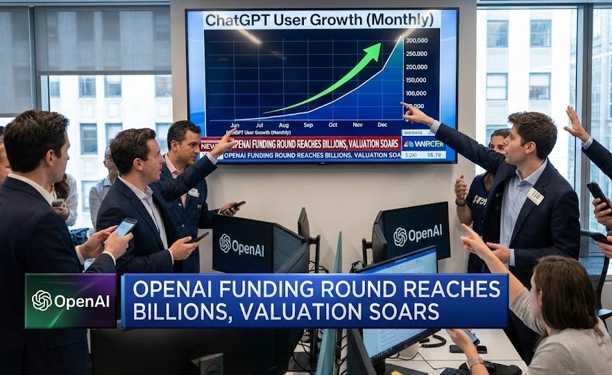 OpenAI diz que crescimento do ChatGPT voltou a acelerar enquanto empresa avança em rodada bilionária