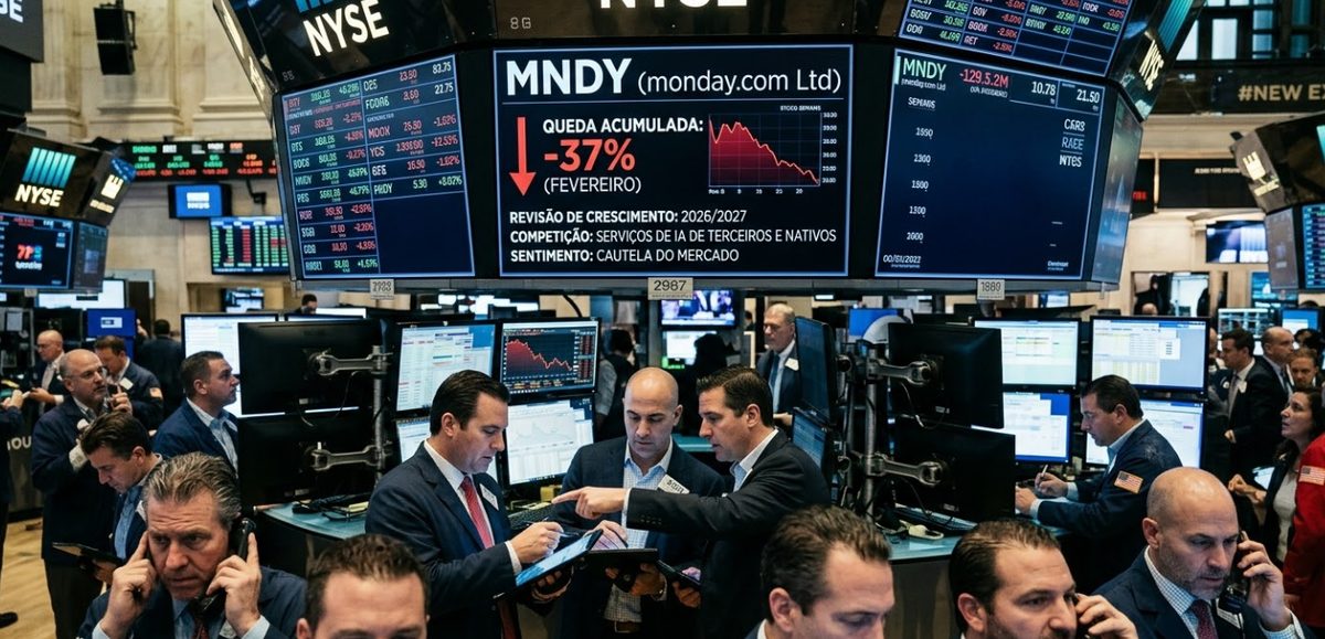 Por que as ações da monday.com caíram cerca de 37% em fevereiro
