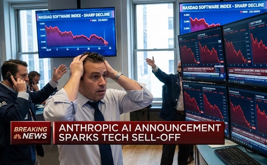 Queda nas ações de software após novidades da Anthropic: pânico exagerado ou recalibragem do setor?
