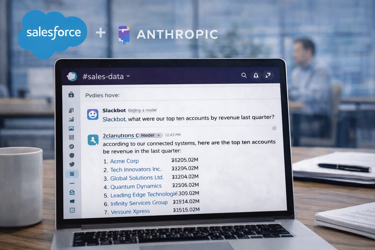 Salesforce integra modelo da Anthropic ao Slackbot para buscas dentro do Slack e sistemas conectados