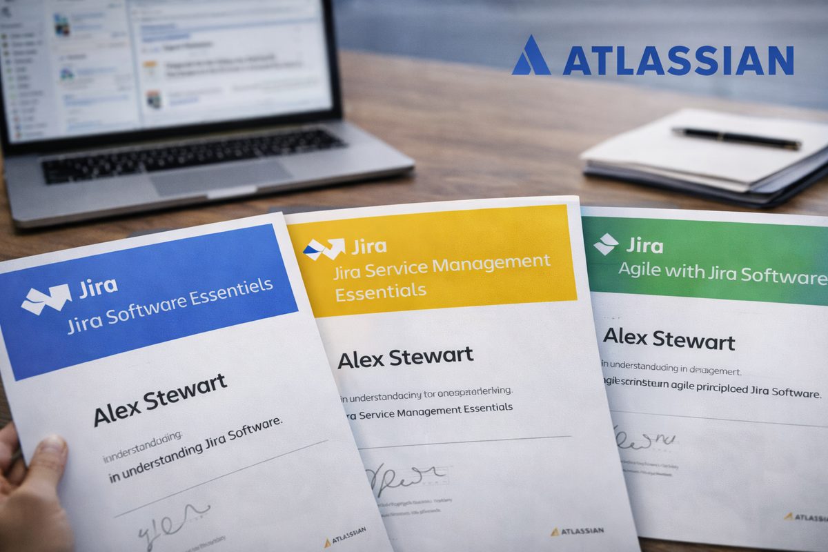 Três certificações Jira da Atlassian: o que cada uma valida e para quem fazem sentido